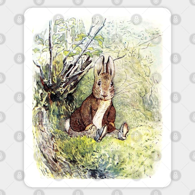 Benjamin Bunny - Beatrix Potter Sticker by forgottenbeauty